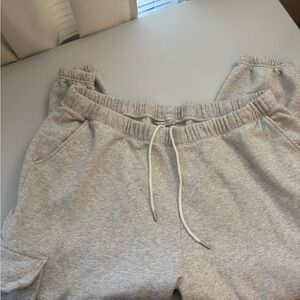 Abercrombie & Fitch Light Gray Sweatpants